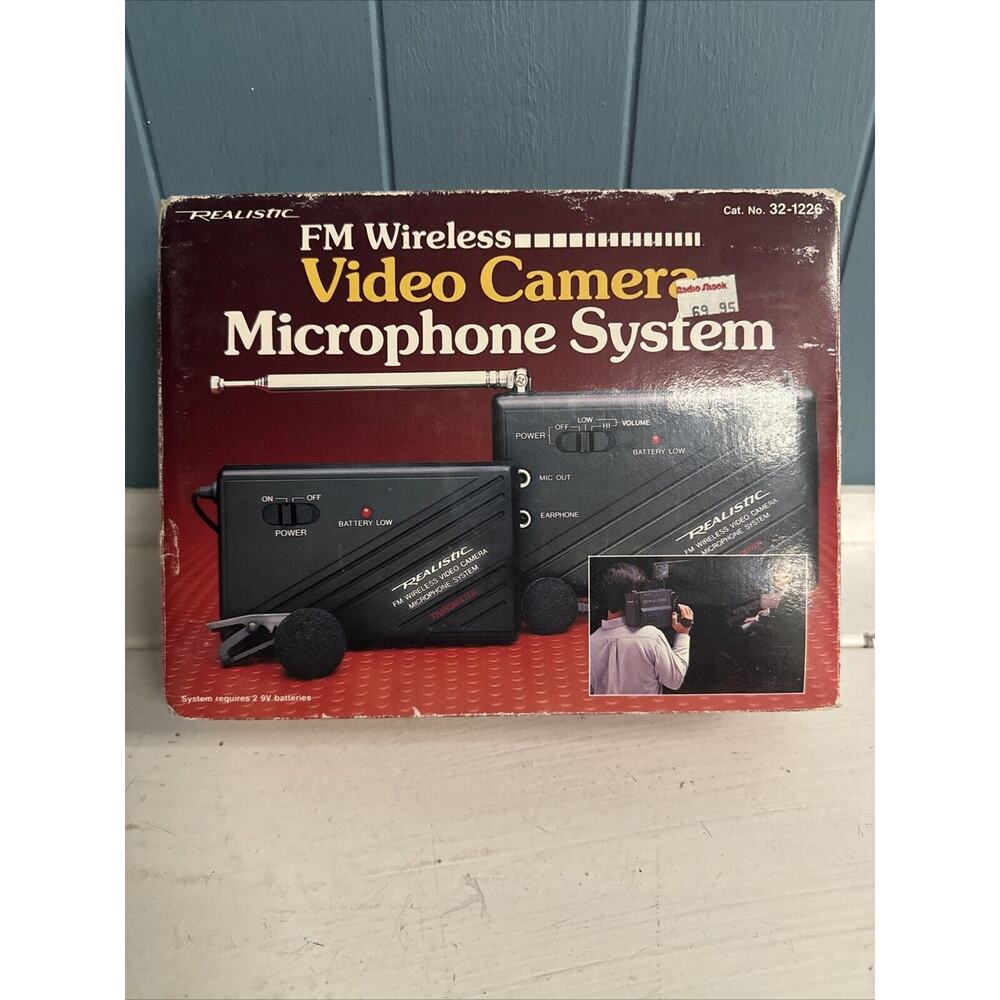 Realistic 32-1226 FM Wireless Video Camera Microphone System‎ NOT TESTED Used